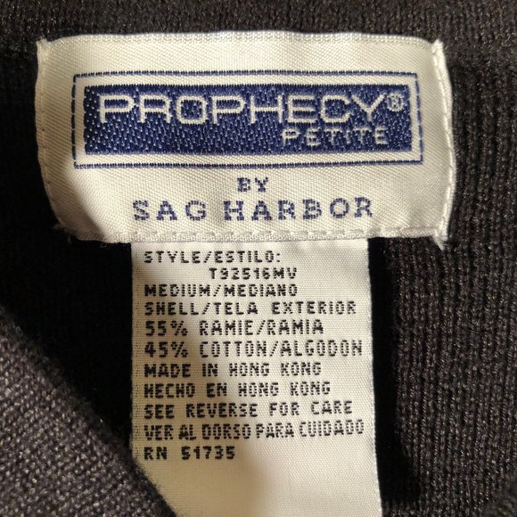 Prophecy by Sag Harbor Sweater Top PM Floral Midi Skirt  M Vintage 3-pc Set - Picture 3 of 8